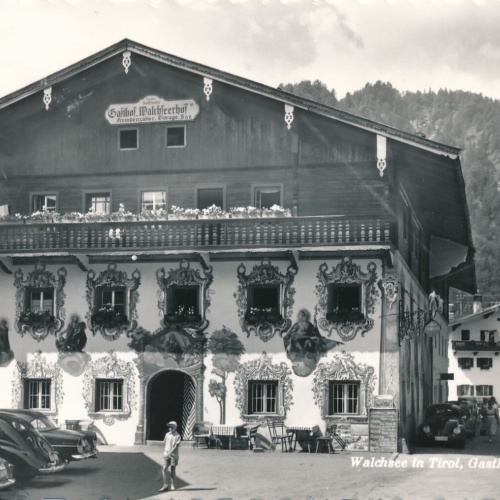 AK vom Walchsee mit Gasthof Walchseerhof Tirol (6916)