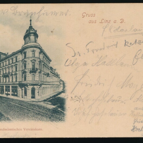 AK gruss aus Linz an der Donau Oberösterreich (6027)