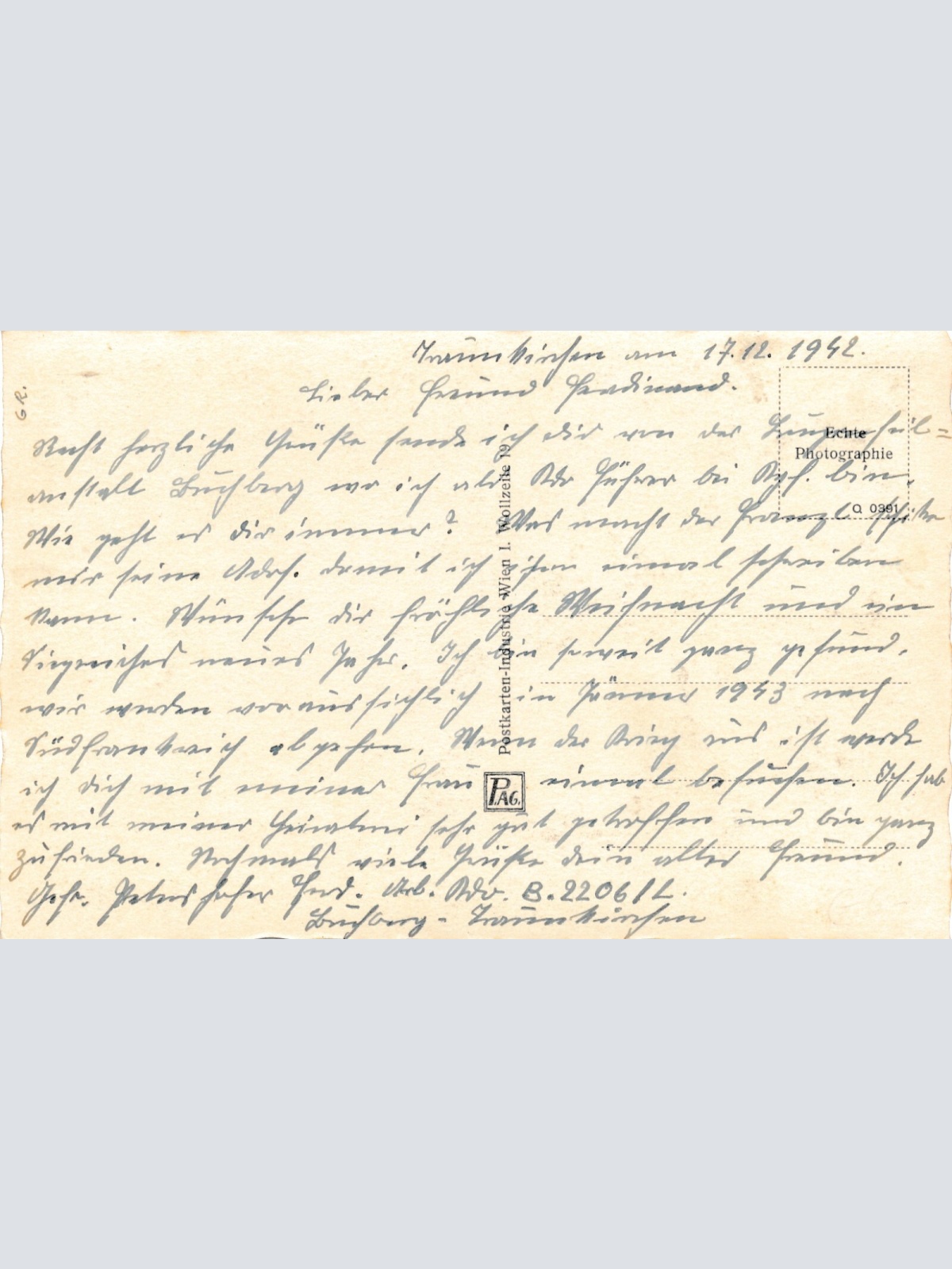 AK aus Ebensee bei Nacht Oberösterreich (6776)