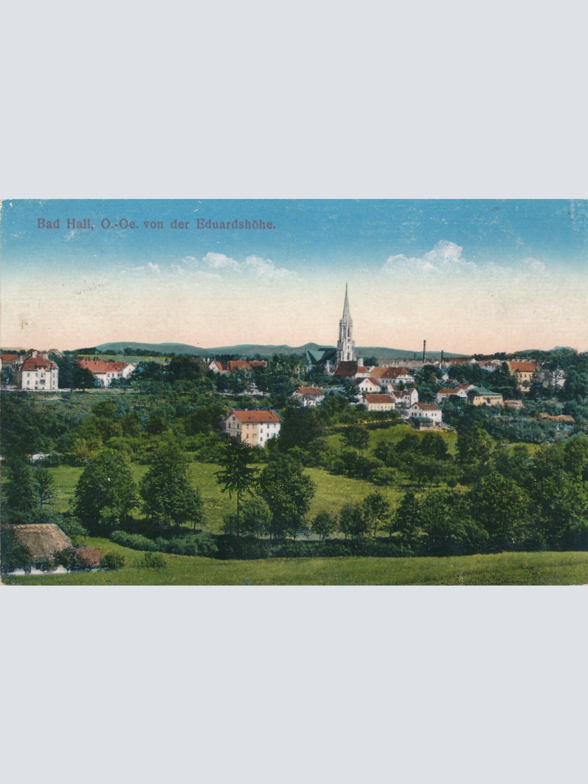 AK aus Bad Hall von der Eduardshöhe Oberösterreich (6780)