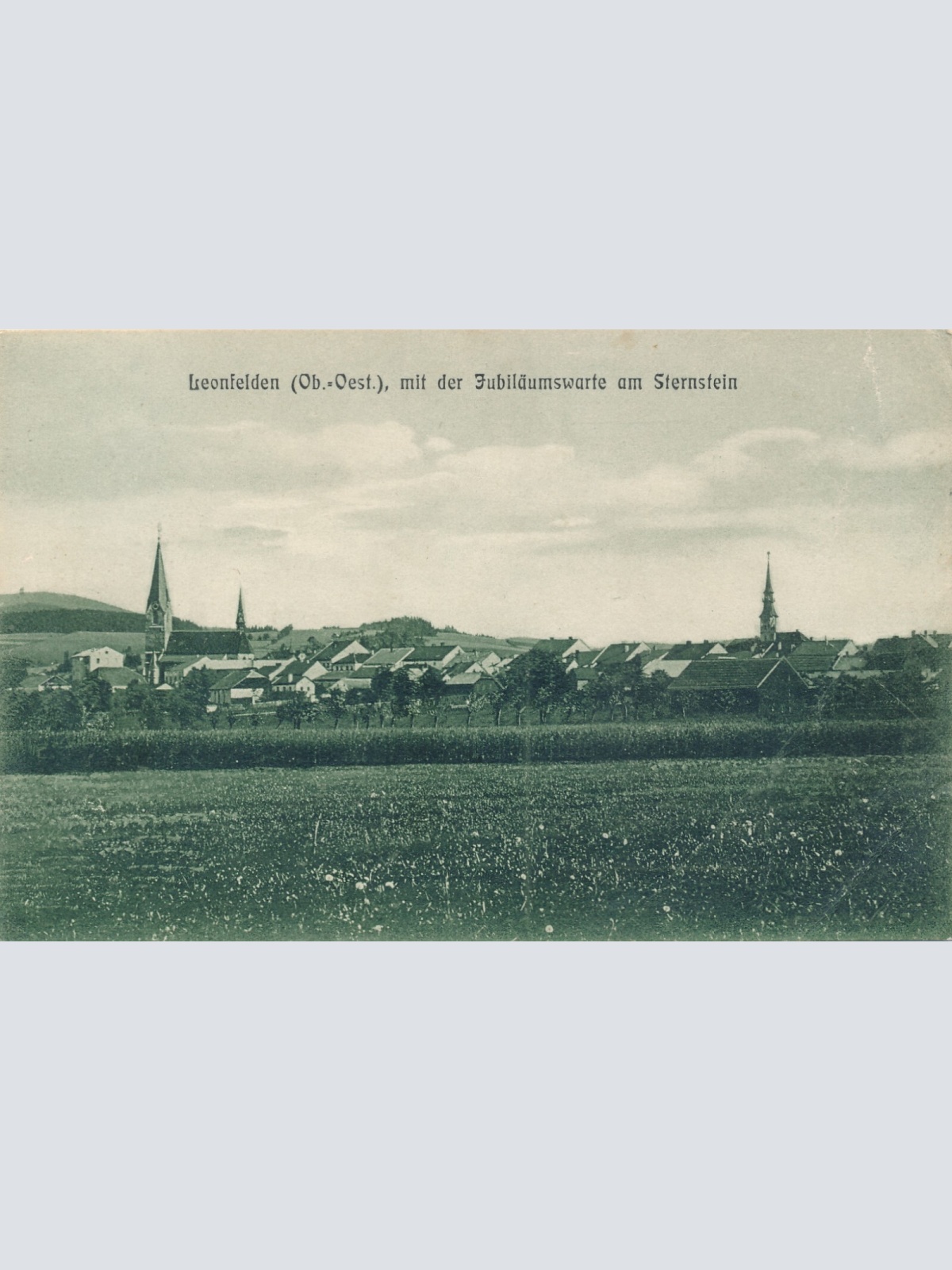 AK aus Leonfelden mit der Jubiläumswarte am Sternstein Oberösterreich (6104)