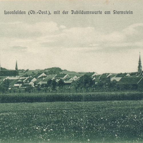 AK aus Leonfelden mit der Jubiläumswarte am Sternstein Oberösterreich (6104)