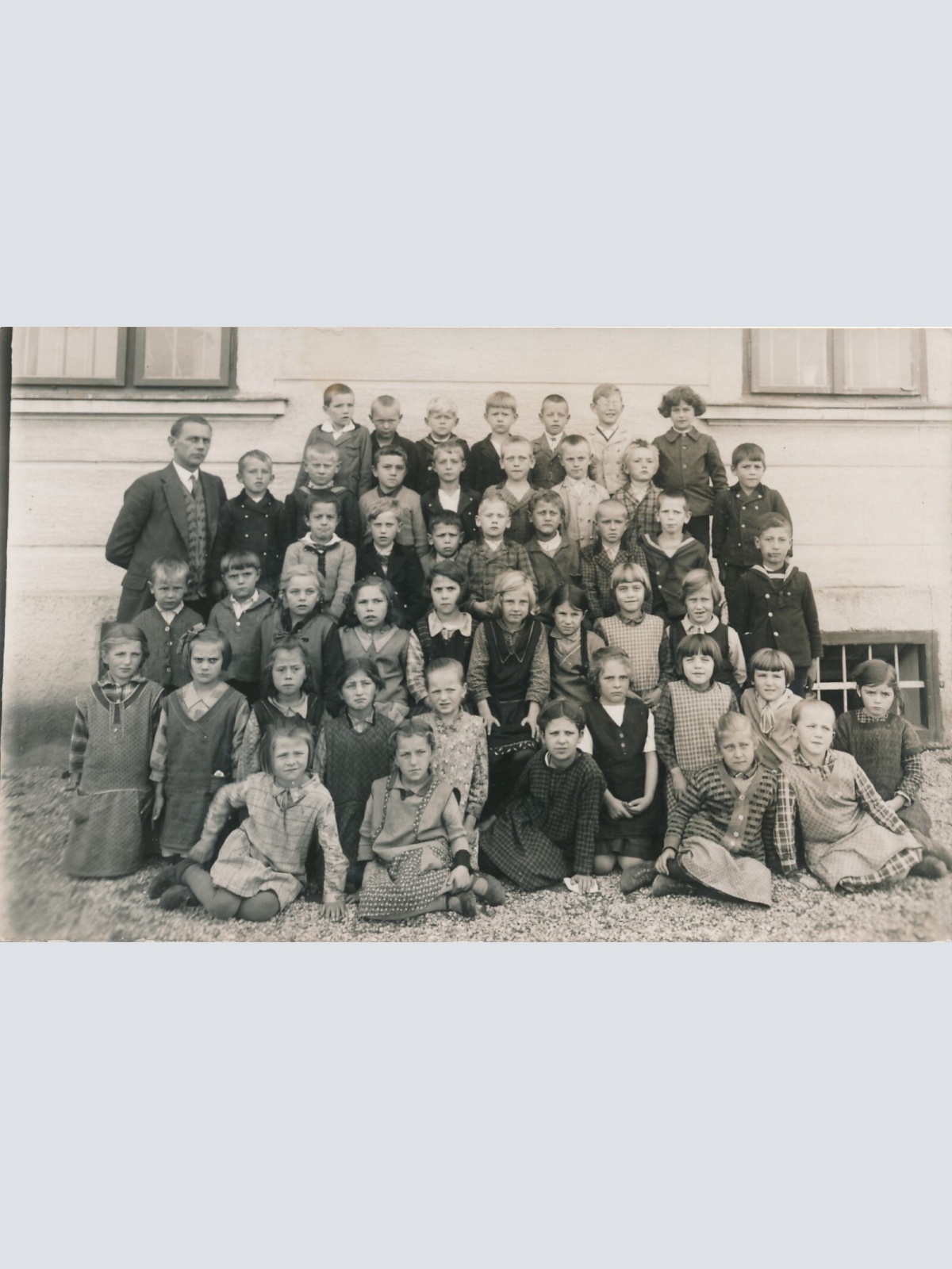 AK Annodazumals Foto von einer Schulklasse (6840)