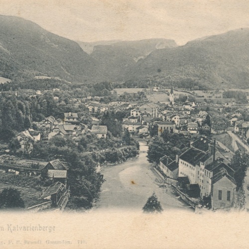 AK aus Bad Ischl vom Kalvarienberg Oberösterreich (6102)