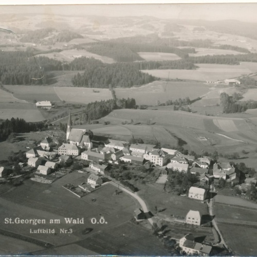 AK aus St.Georgen am Wald Luftbild Nr.3 Oberösterreich (6812)