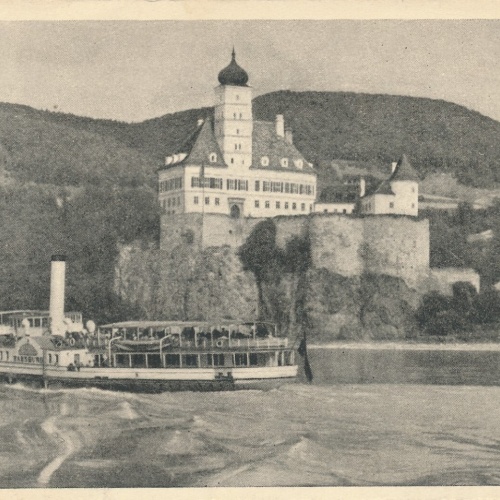 AK aus Schönbühel an der Donau mit Schloss Niederösterreich (6976)