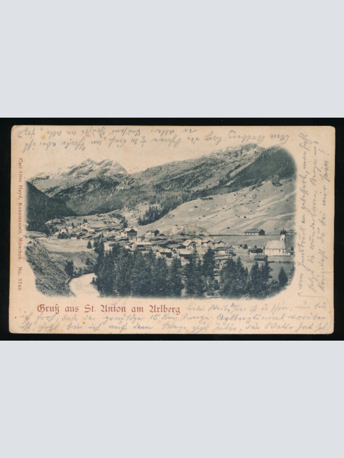 AK gruß aus St.Anton am Urlberg Tirol (6047)