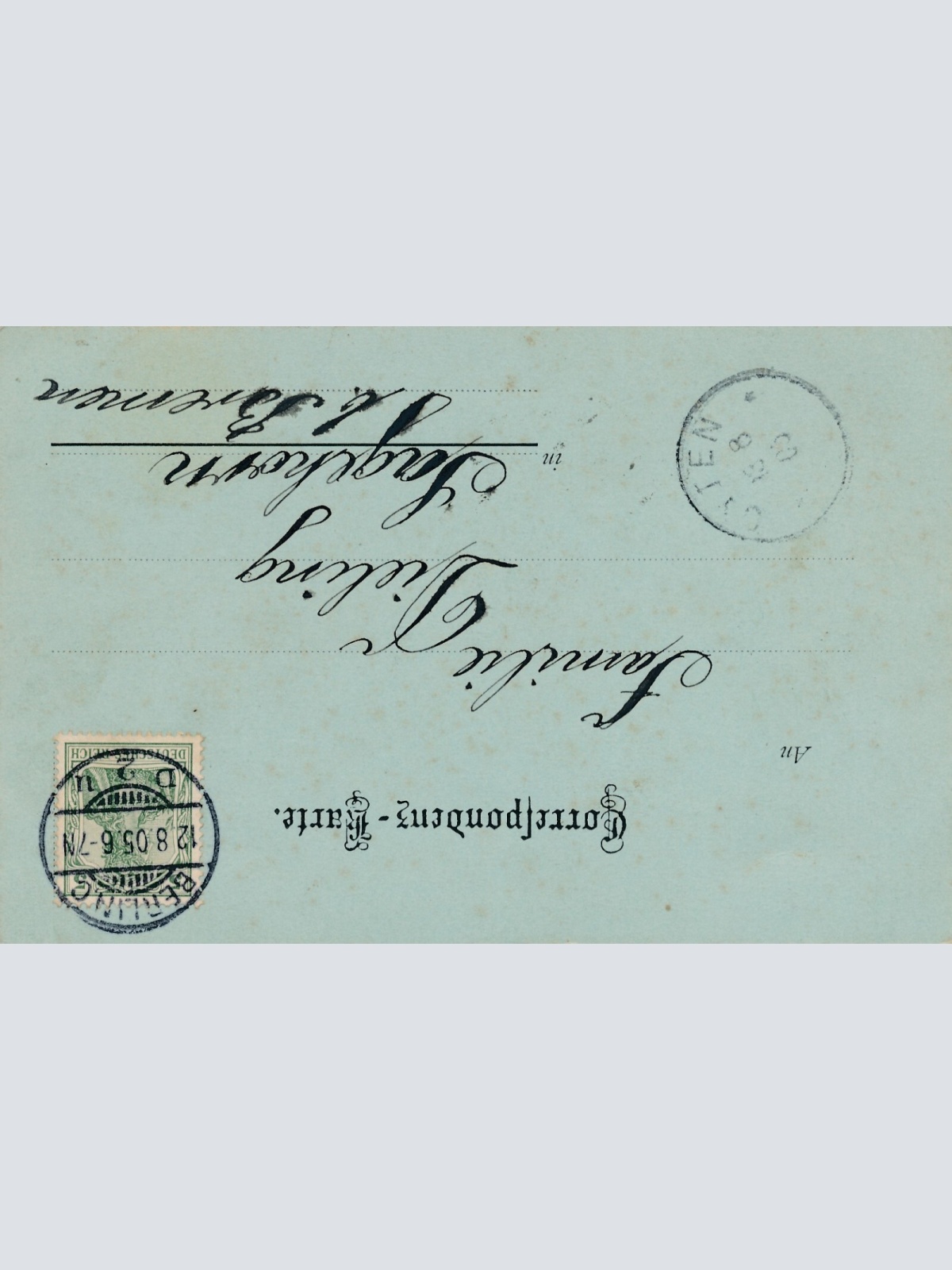 Mondschein - Karte gruss uas Altaussee Steiermark (7028)