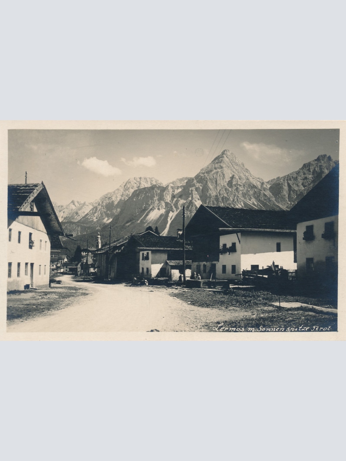 AK aus Lermoos Straßenansicht Tirol (6941)