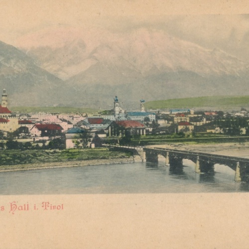 AK aus Hall Panorama Tirol (6924)