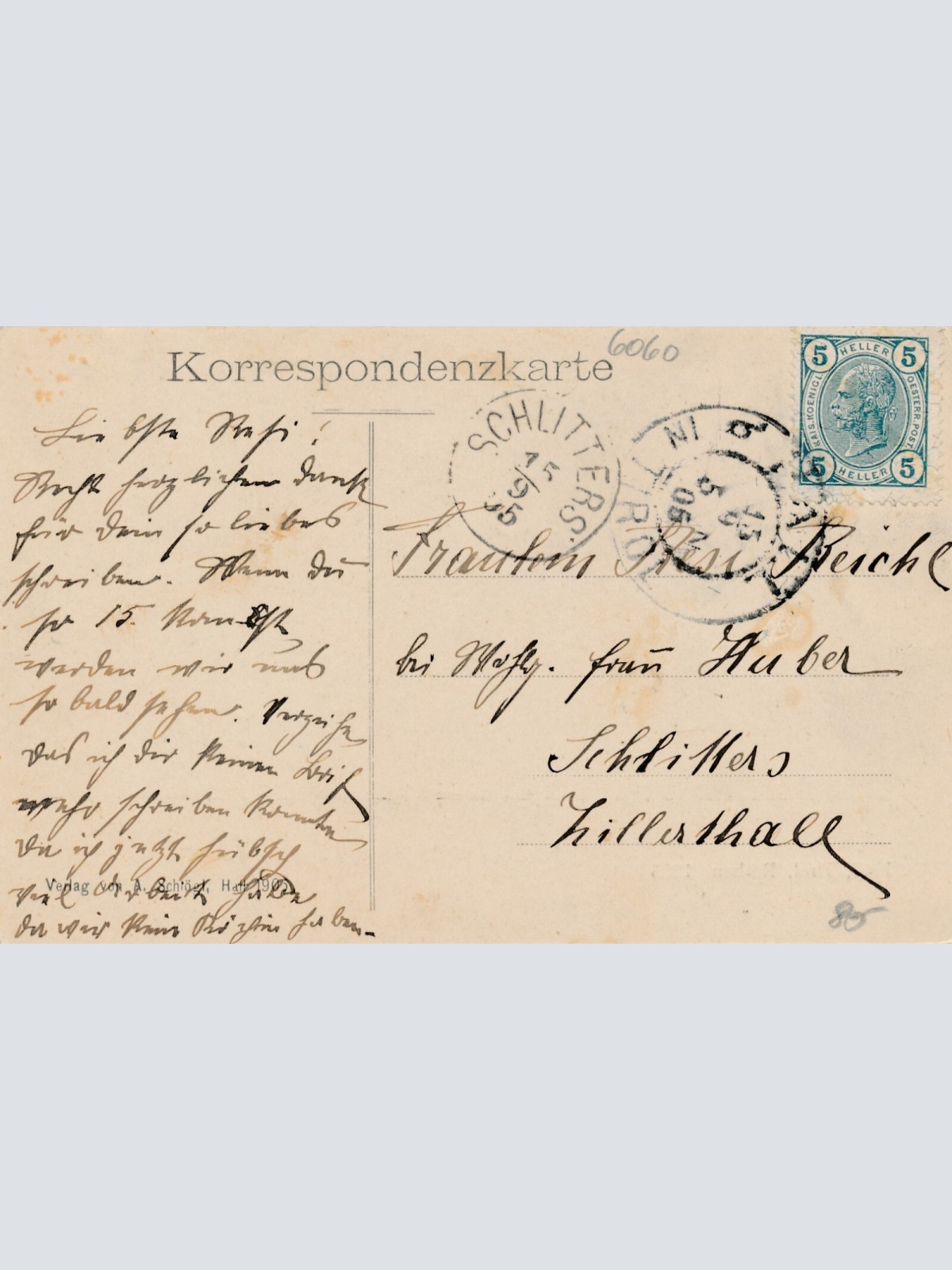 AK aus Hall Rathaus Tirol (6925)