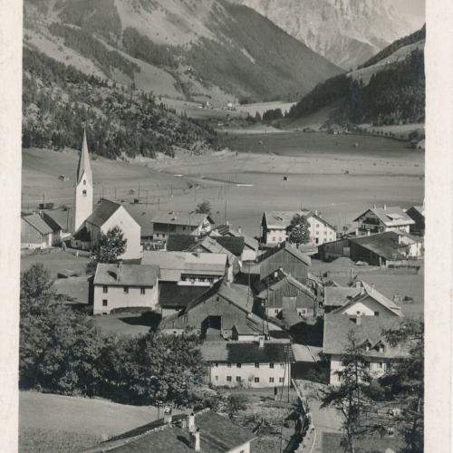 AK aus Bichlbach gegen Zugspitze Tirol (6928)