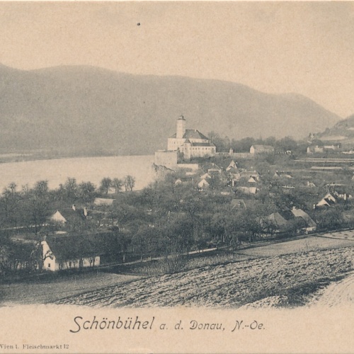 AK aus Schönbühel an der Donau mit Schloss Niederösterreich (6970)