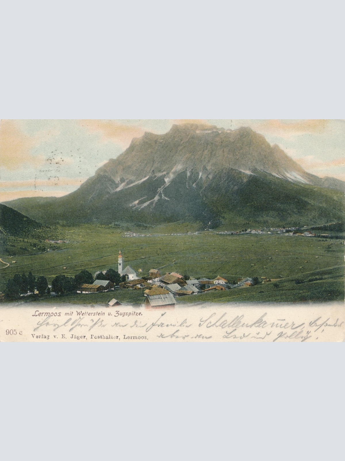 AK aus Lermoos mit Wetterstein Tirol (6959)