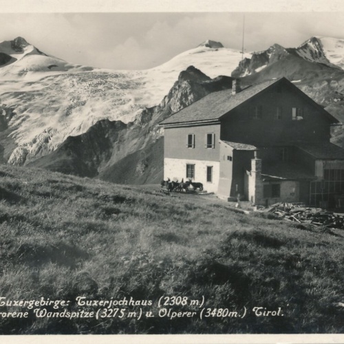 AK vom Guxerjochhaus mit Wandspitze Tirol (6951)