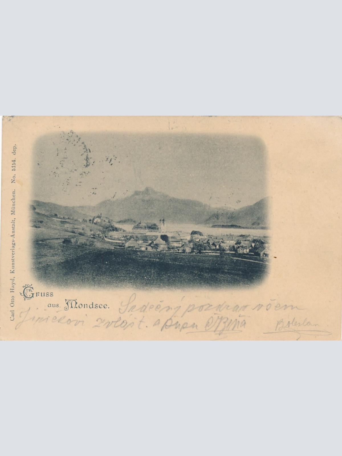 AK, Gruss aus Mondsee, Oberösterreich (S2028)