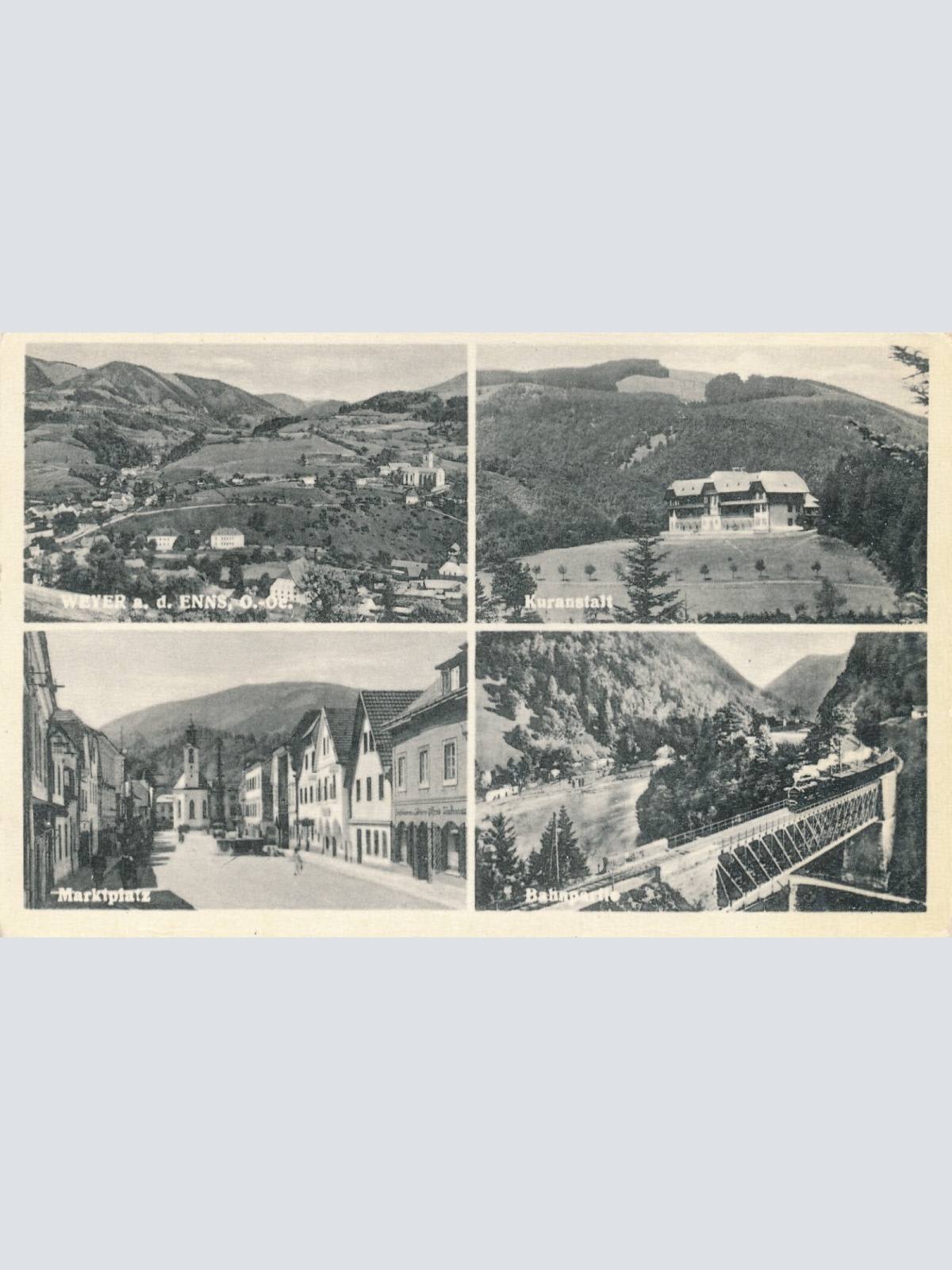 AK aus Weyer an der Enns Mehrbildkarte Oberösterreich (6745)