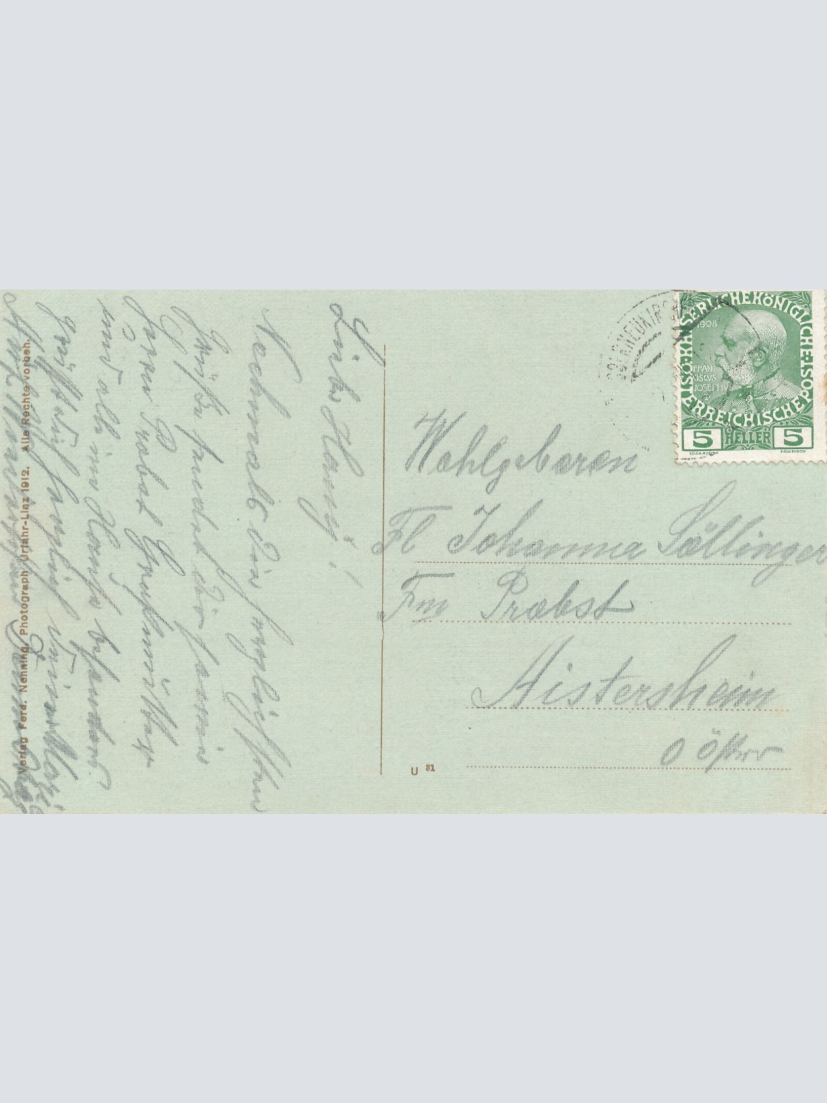 AK aus Oberneukirchen Mondscheinkarte Oberösterreich (6751)