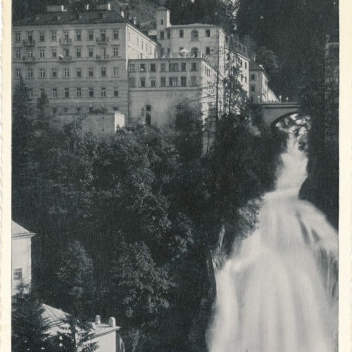 AK von einem Wasserfall Bad Gastein (7335)