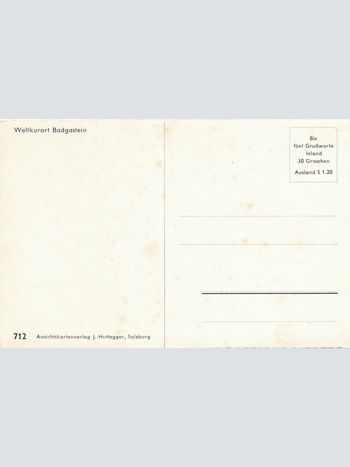 AK von einem Wasserfall Bad Gastein (7335)