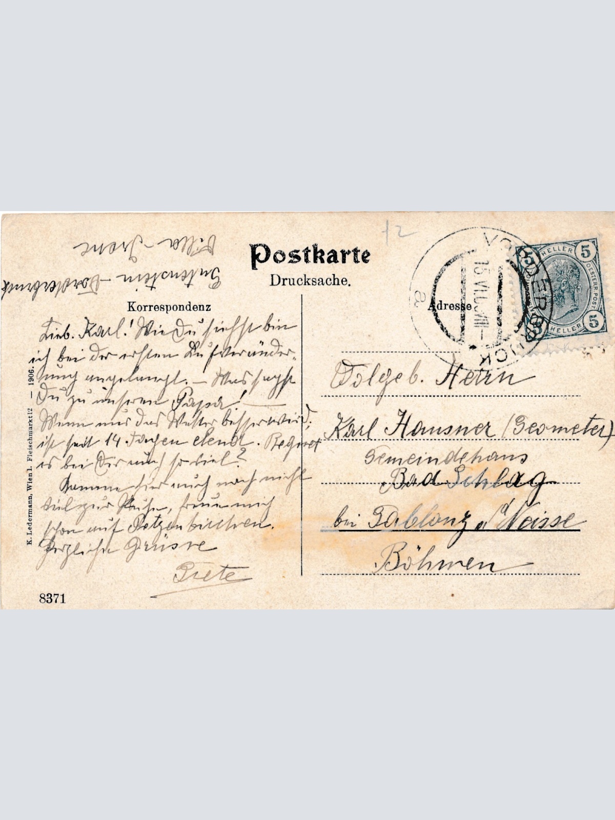 AK aus Gutestein Niederösterreich (7404)