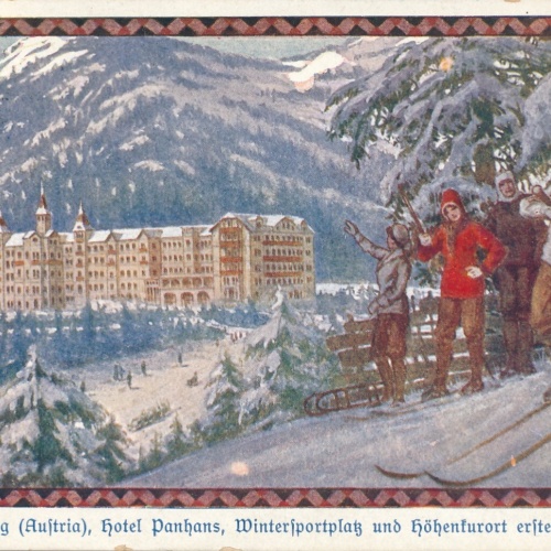 AK aus Semmering mit Hotel Panhans Niederösterreich (7405)