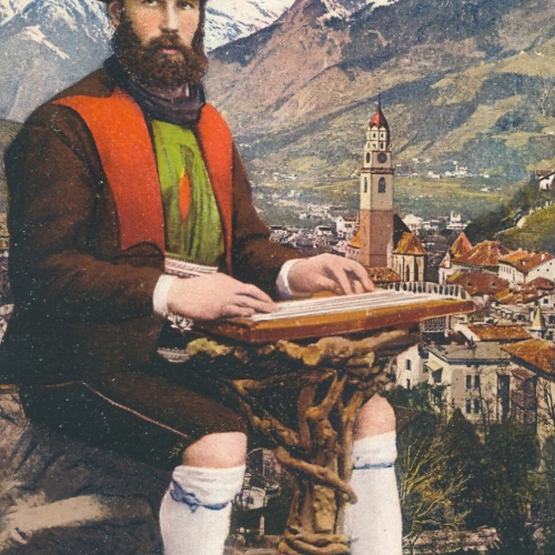 AK Saluti do Merano Italien (6436)