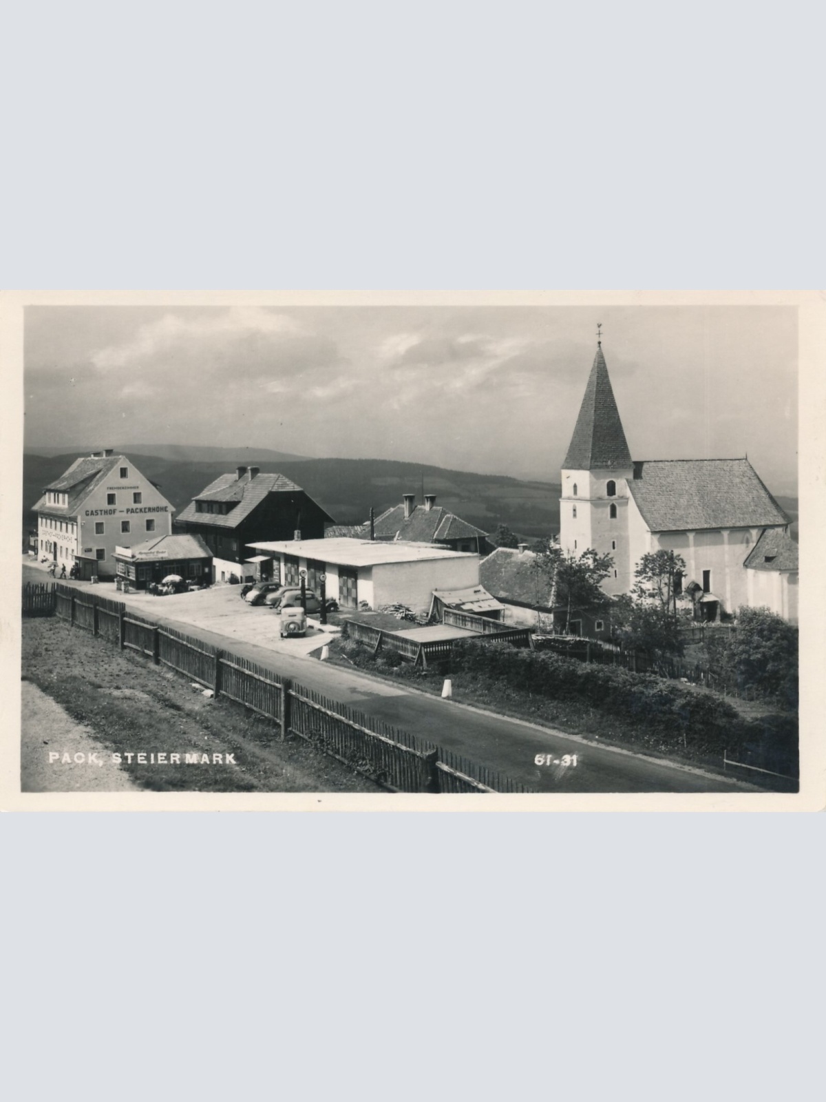 AK aus Pack mit Gasthof Packerhöhe Steiermark (7293)
