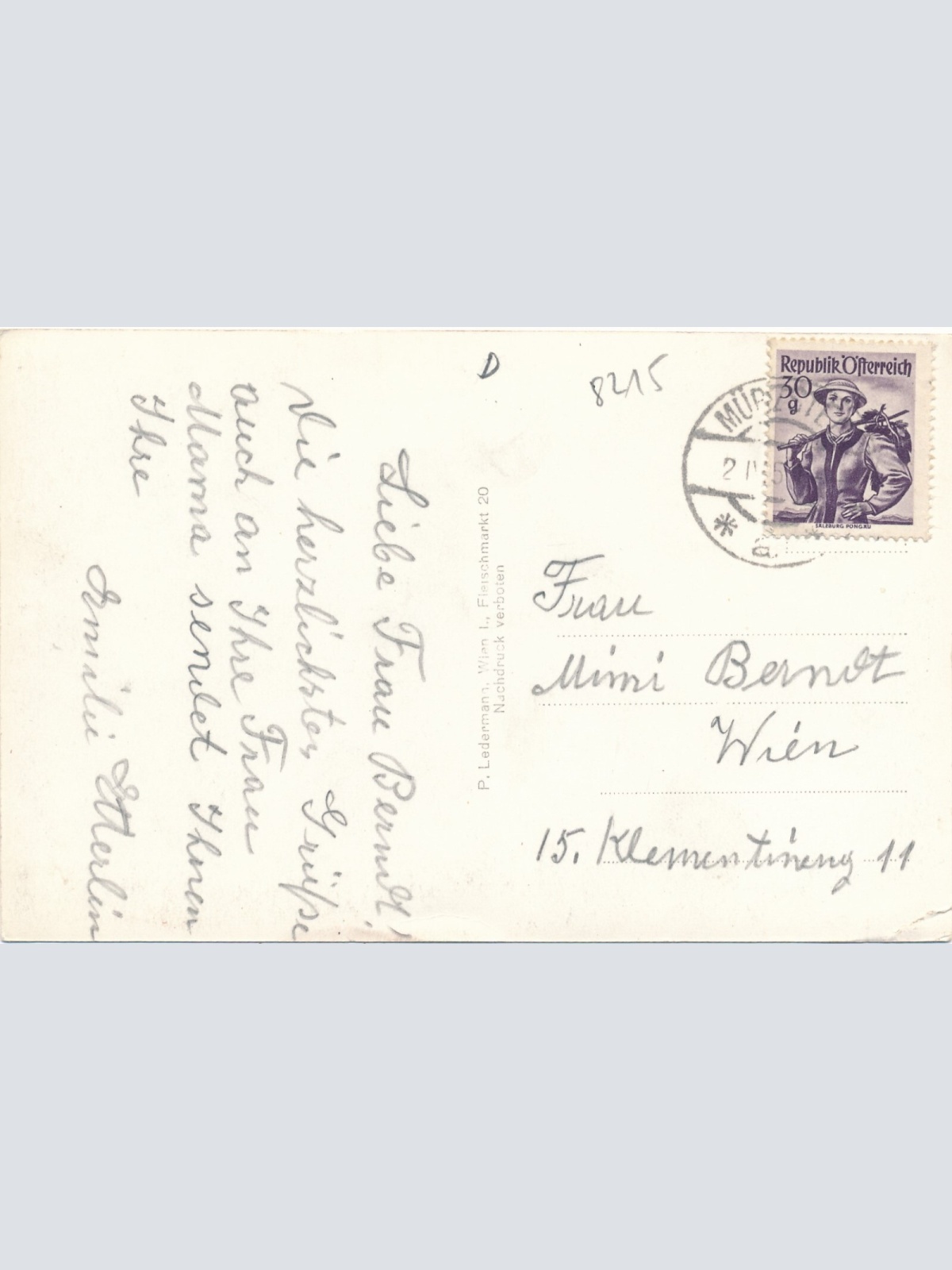 AK aus Mürzsteg mit Königsalm Steiermark (7317)