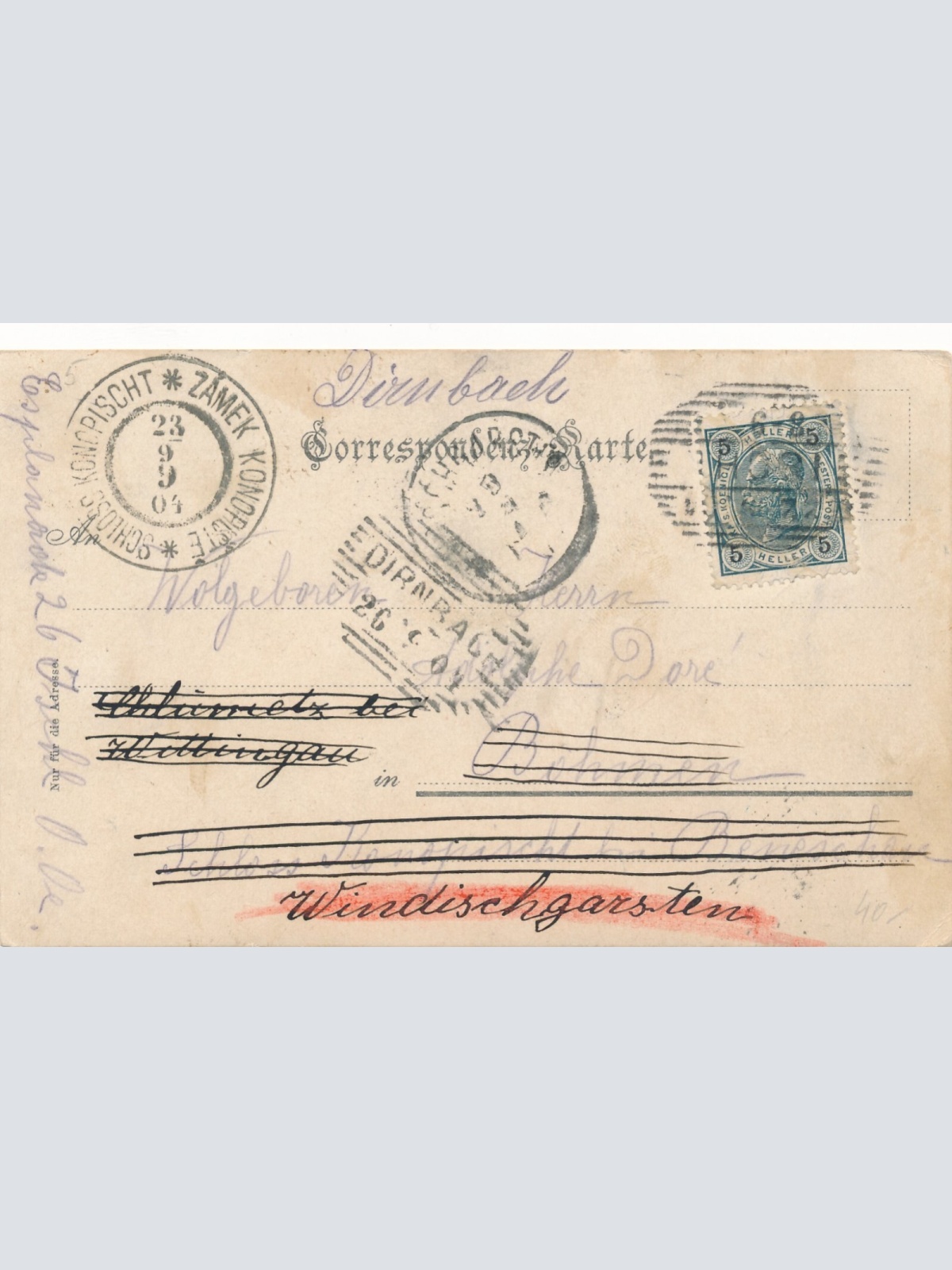 AK aus Bad Ischl mit Chorinskyklause Oberösterreich (7465)