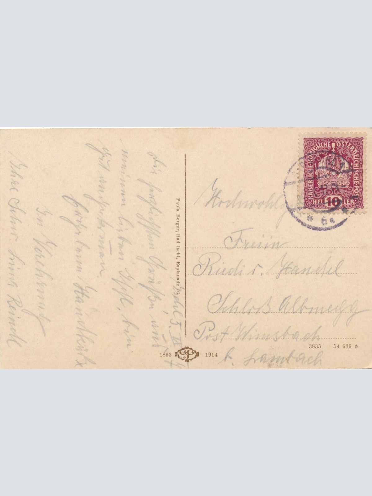 AK aus Bad Ischl Kaltenbach Oberösterreich (7464)