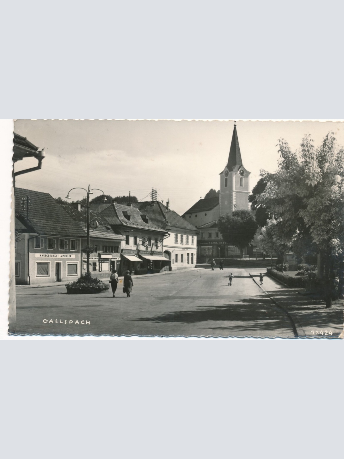 AK aus Gallspach Straßenansicht Hof Oberösterreich (7452)