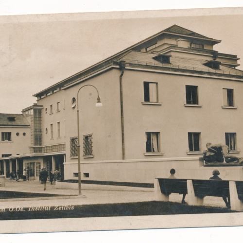 AK aus Gallspach mit Institut Zeileis Oberösterreich (7455)