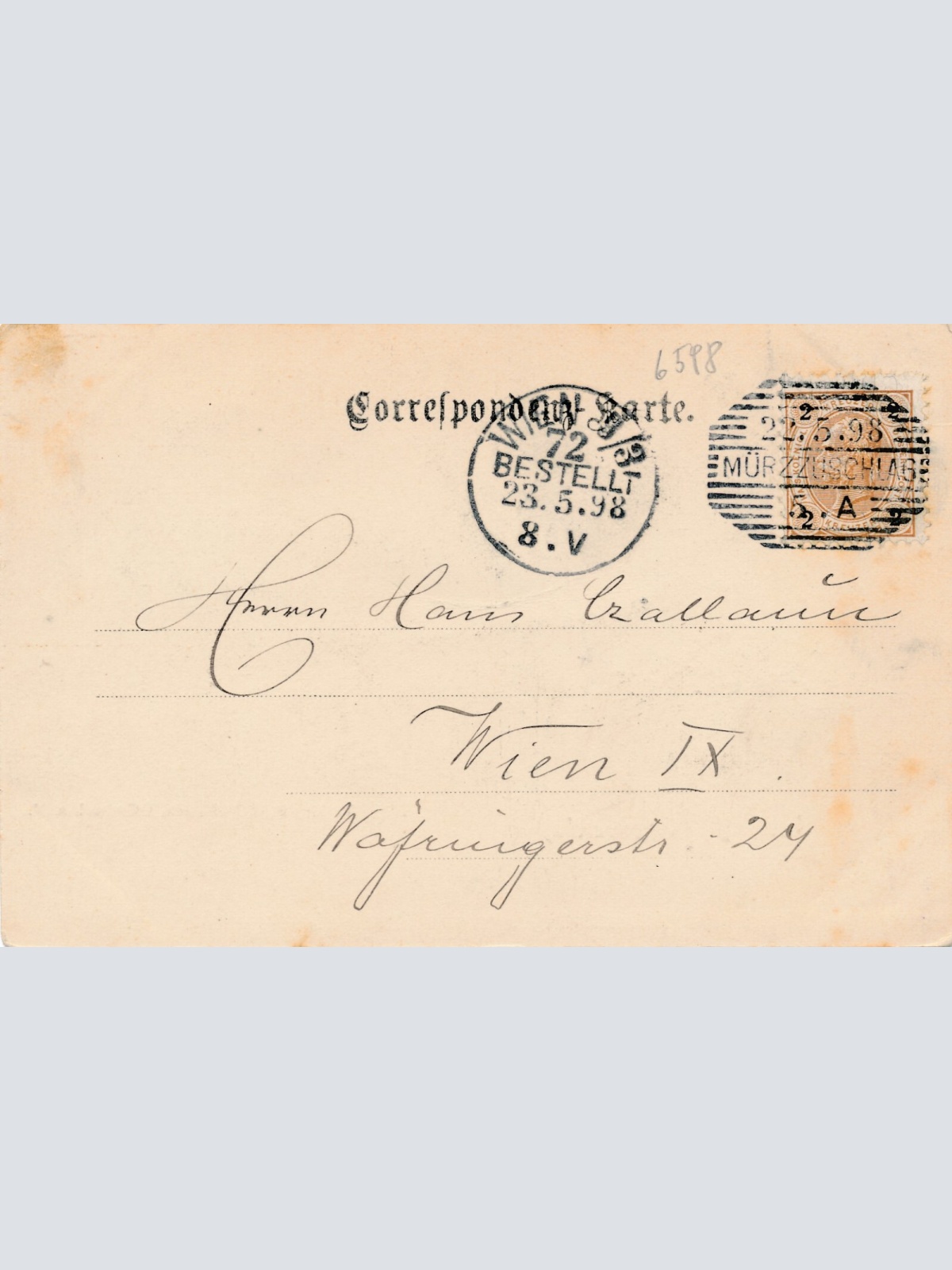 AK gruss aus Mürzzuschlag Steiermark (7050)