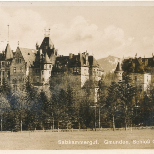 AK aus Gmunden mit Schloß Cumberland Oberösterreich (7698)