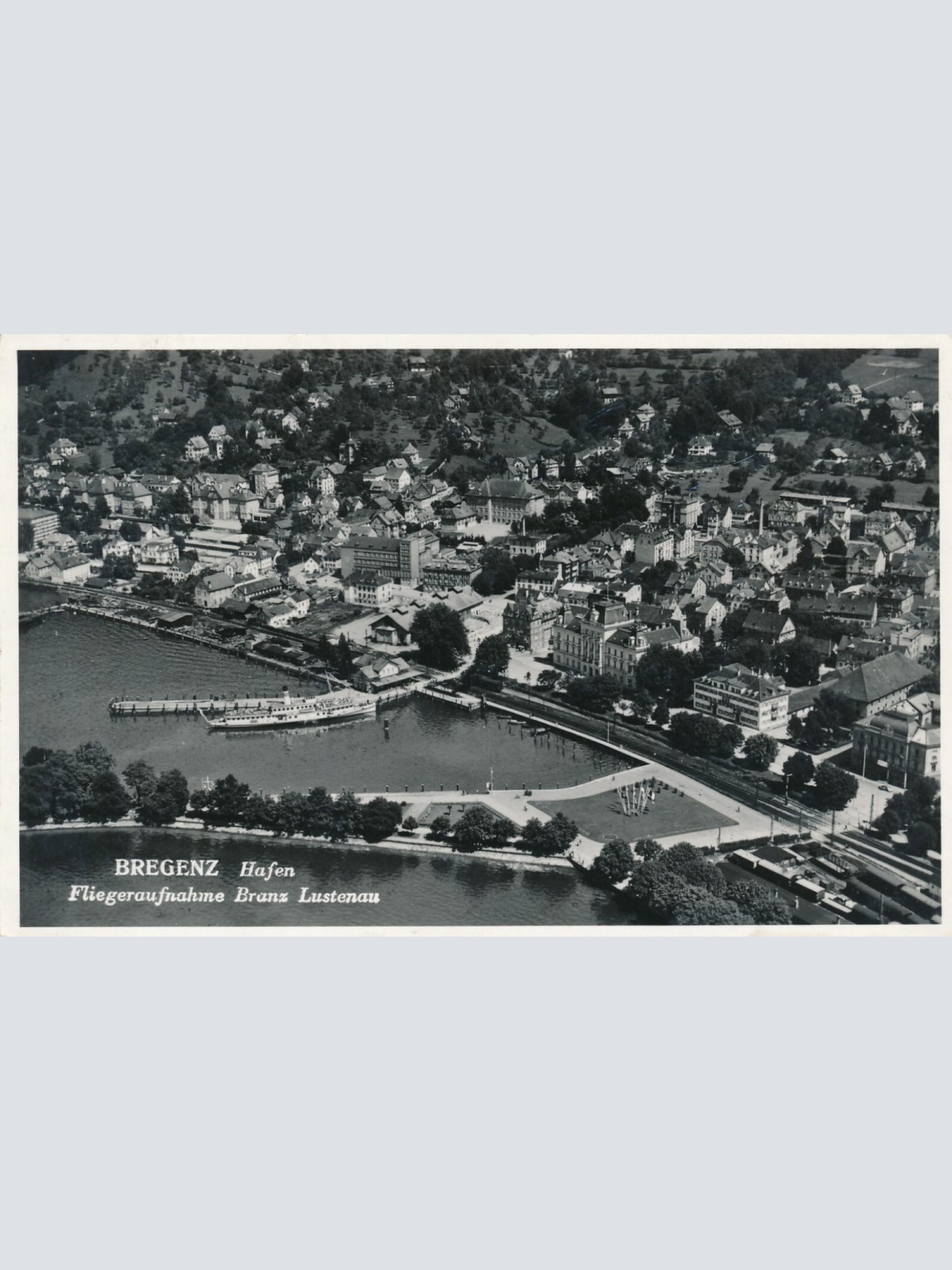 AK aus Bregenz Hafen Fliegeraufnahme Vorarlberg (7718)