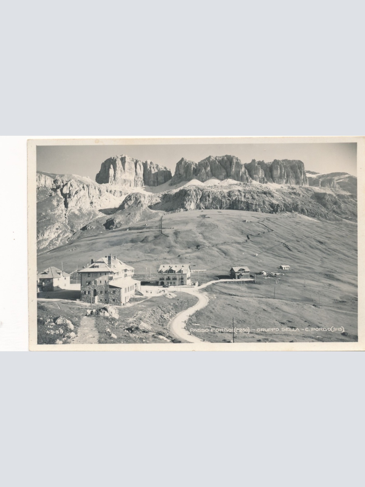 AK aus Passo Pordoi Gruppo Sella Italien (7721)