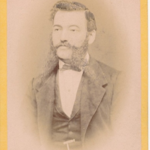 Hartkarton - Foto Mann mit Kotletten Photograf Gmunden A.Sulzberger (7253)