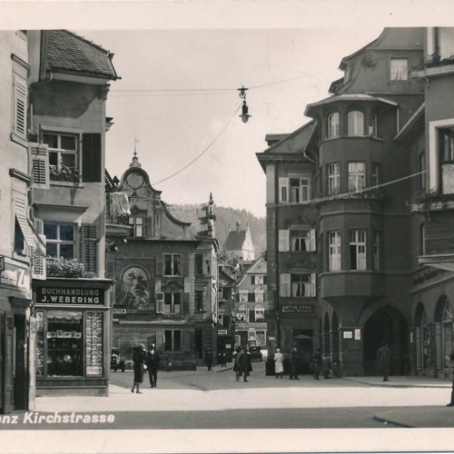 AK aus Bregenz Kirchenstrasse Vorarlberg (7716)