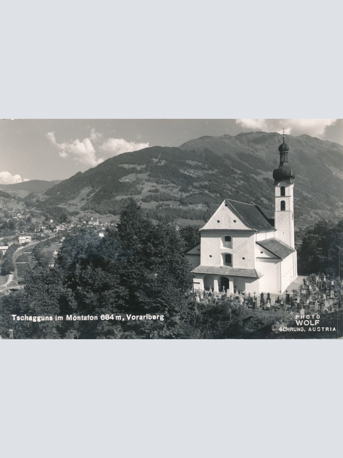 AK aus Tschagguns im Montafon Vorarlberg (7706)