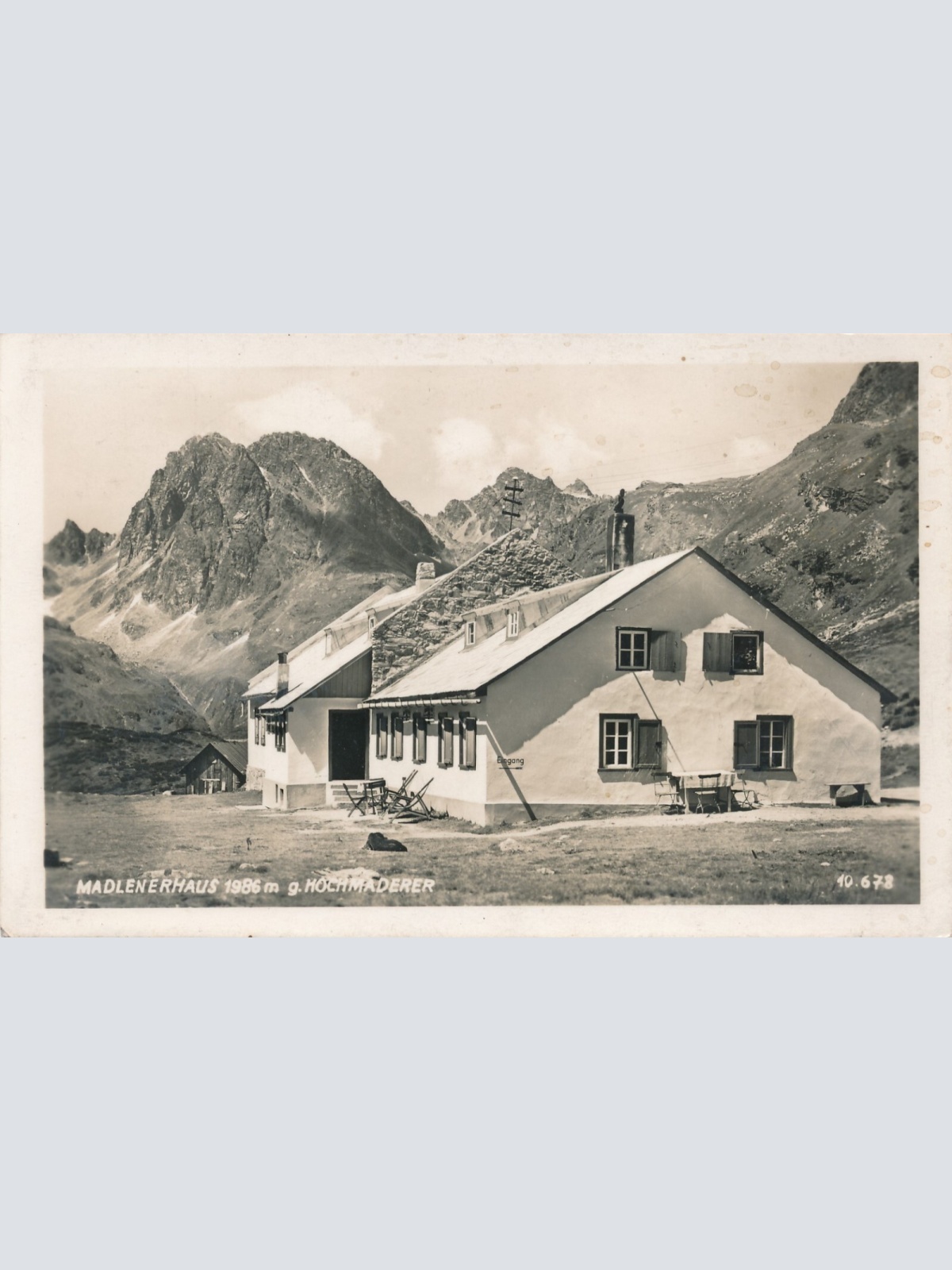 AK vom Madlernerhaus Höchmaderer Vorarlberg (7710)