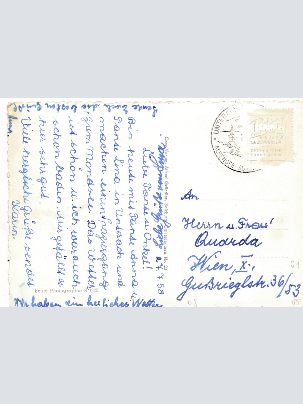 AK aus Attersee Mehrbildkarte Oberösterreich (7648)