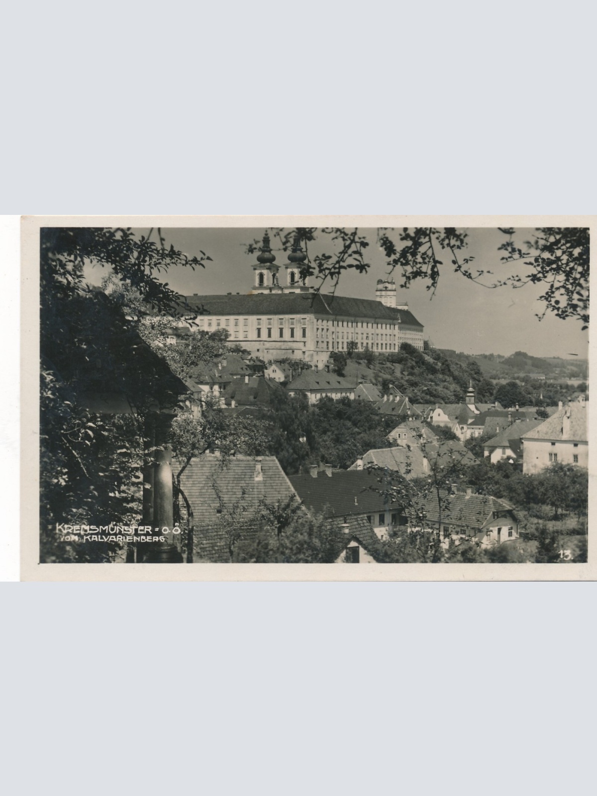 AK aus Kremsmünster mit Kalvarienberg Oberösterreich (7637)