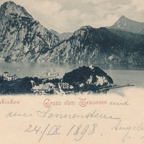 AK aus Traunkirchen mit Traunsee Oberösterreich (7669)