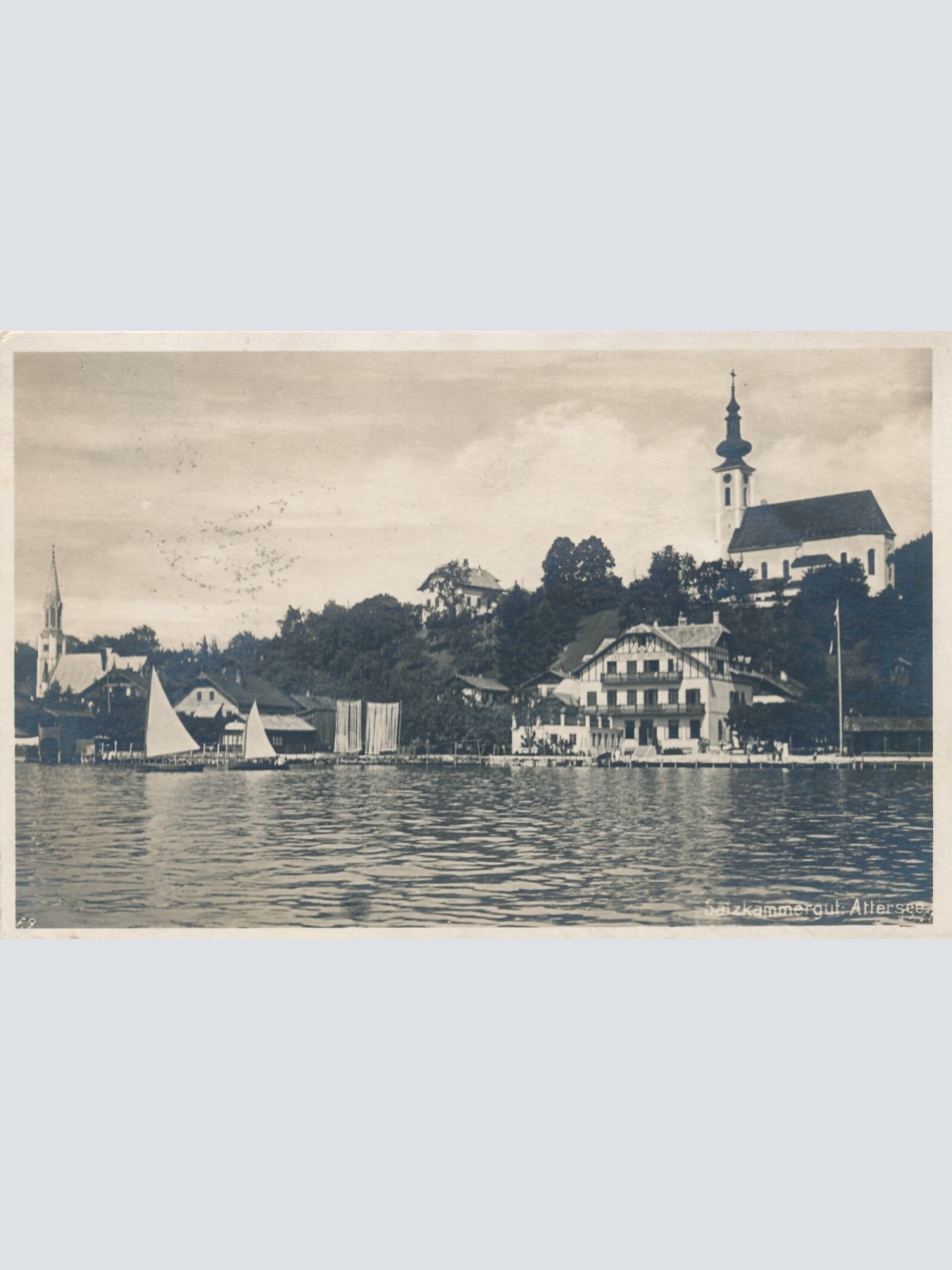 AK aus Attersee Oberösterreich (7663)