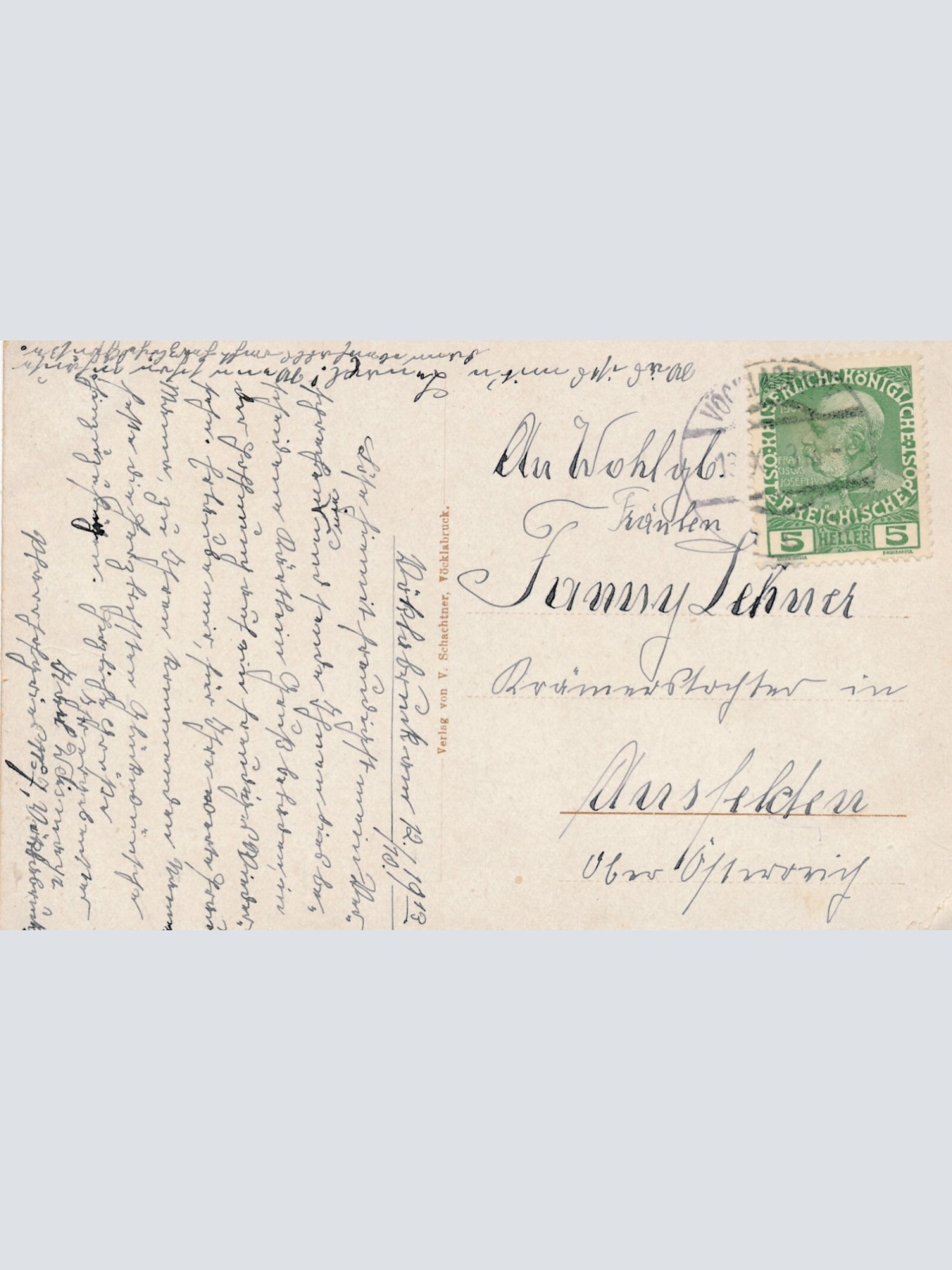 AK aus Vöcklabruck mit Schloss Wagrain Oberösterreich (7135)