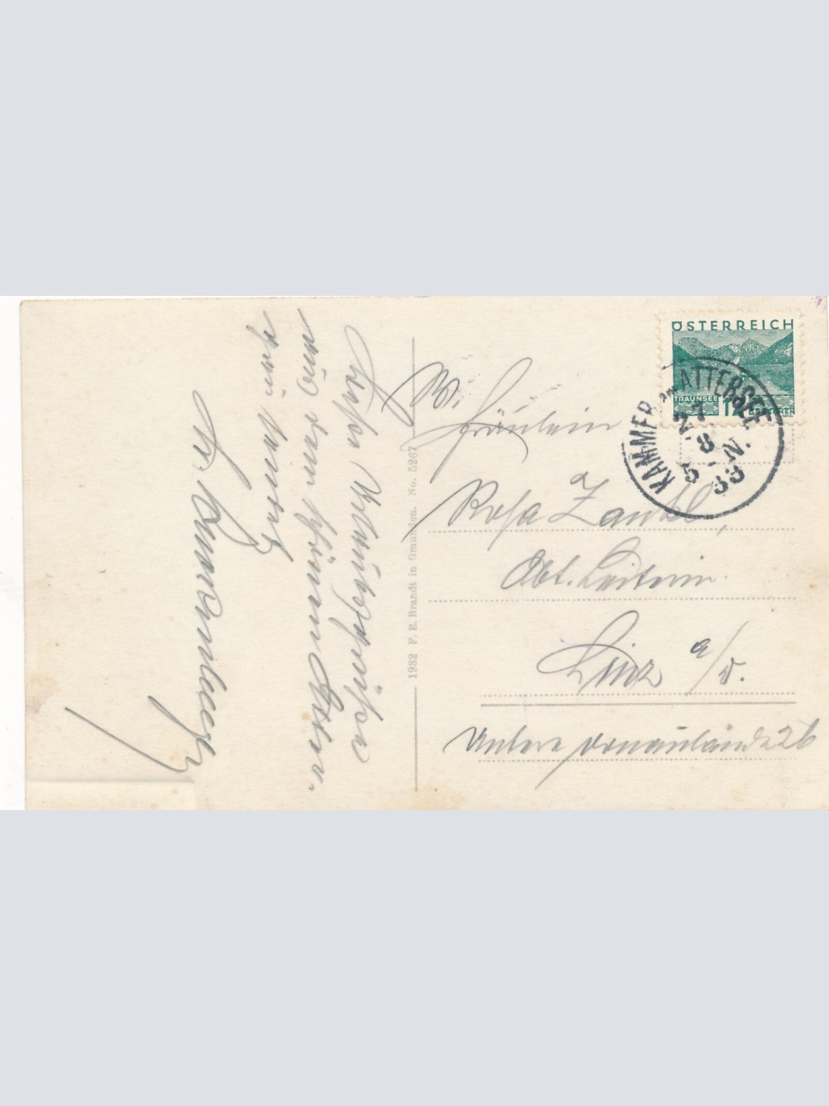 AK aus Kammer am Attersee mit Schloss Oberösterreich (7658)