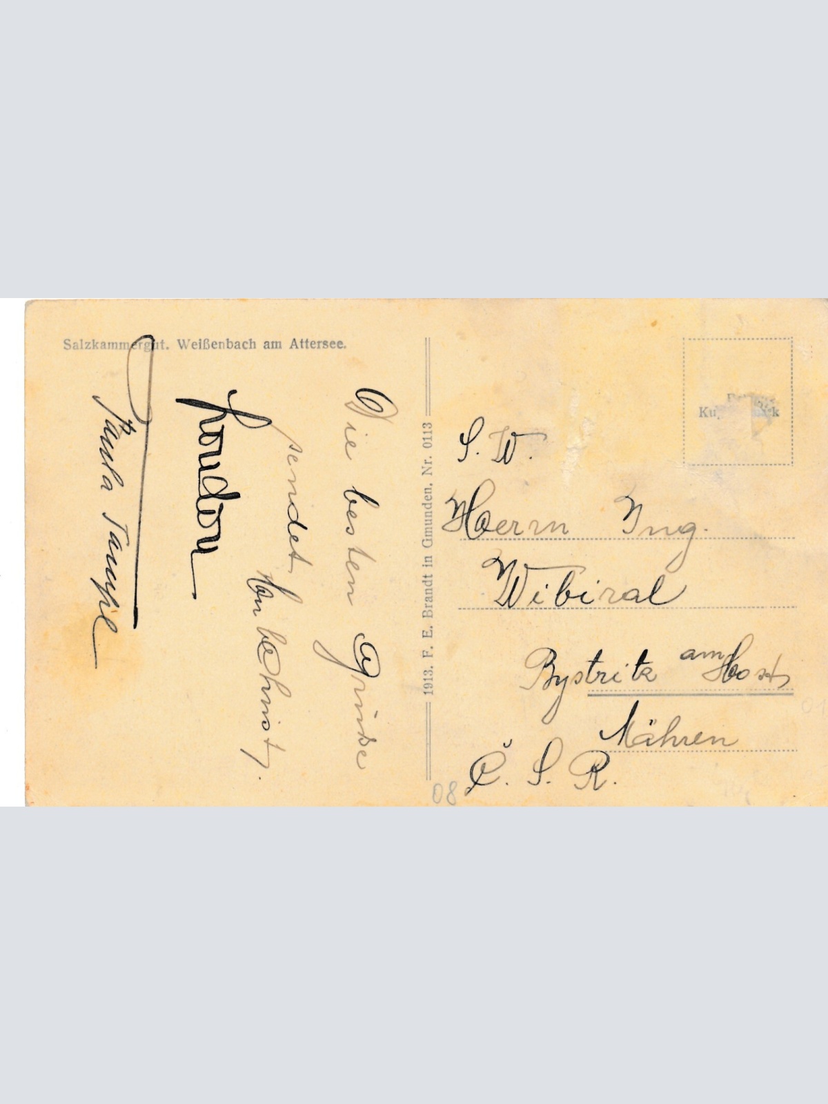 AK aus Weissenbach am Attersee Oberösterreich (7660)