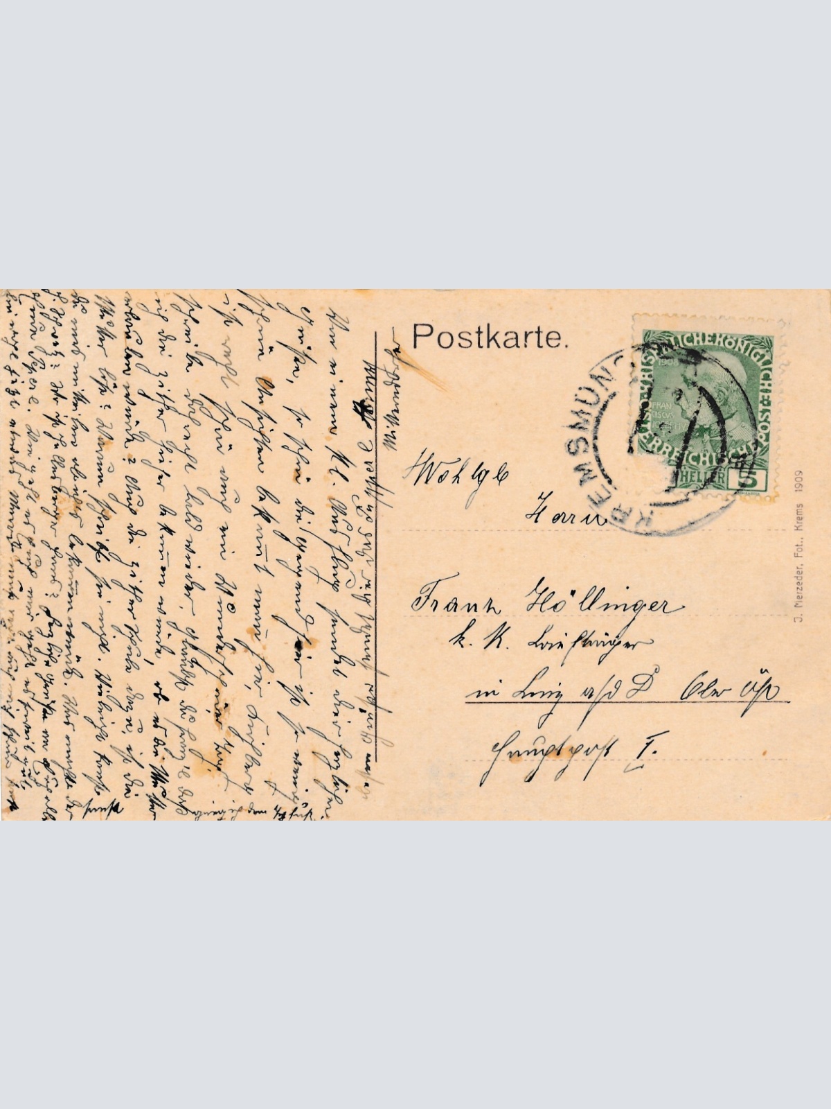 AK aus Kremsmünster - Kirchberg Oberösterreich (7125)