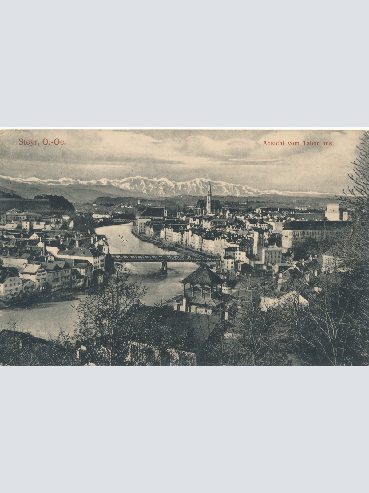 AK, Steyr, Ansicht vom Tabor aus, Oberösterreich (S2077)